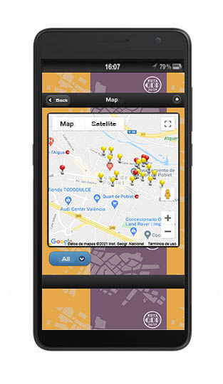  مثال لخريطة ، AG 95 دليل صوتي 